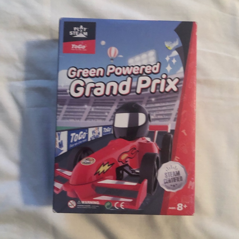 NIB GREEN POWERED GRAND PRIX CAR